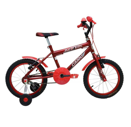 BICICLETA CAIRU 16 MTB RACER KIDS PTO/VERM