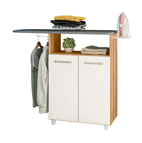 MESA DE PASSAR NICIOLI MELISSA 2 PTS - FREIJO OFF WHITE