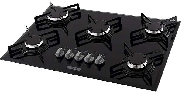 FOGAO COOKTOP 5B - PHILCO PRETO