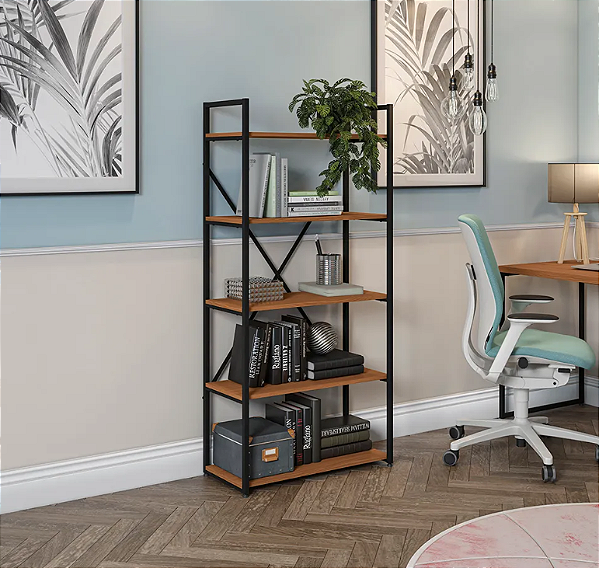 ESTANTE ALTA KAPPESBERG FREIJO/PRETO FOSCO - LINHA INDUSTRIAL