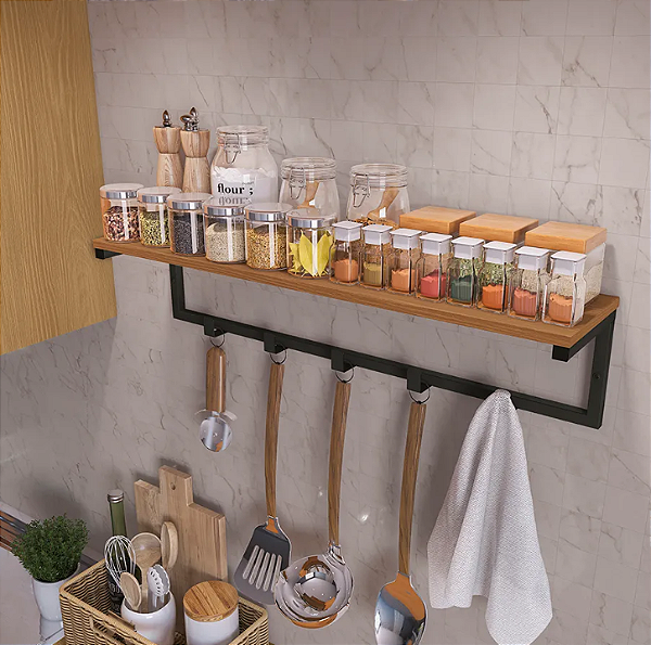 CABIDEIRO DE PAREDE KAPPESBERG FREIJO/PRETO FOSCO - LINHA INDUSTRIAL