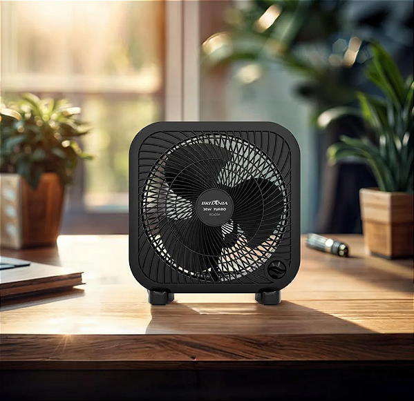 VENTILADOR CIRCULADOR BRITANIA BCA25A 127V PRETO