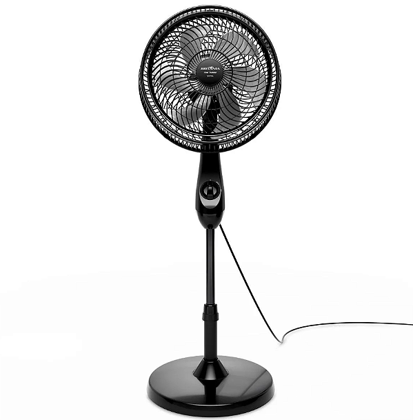 VENTILADOR DE COLUNA BRITANIA BVC31A 38CM 127V PRETO