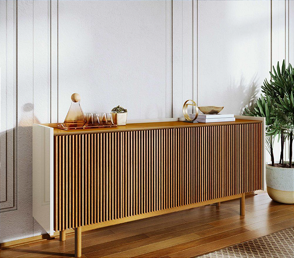 BUFFET IMCAL DUNE 1.6 RIPADO OFF WHITE/NATURE