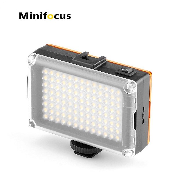 Iluminador LED MiniFocus 104 Bi-Color 3200/5500K com Sapata