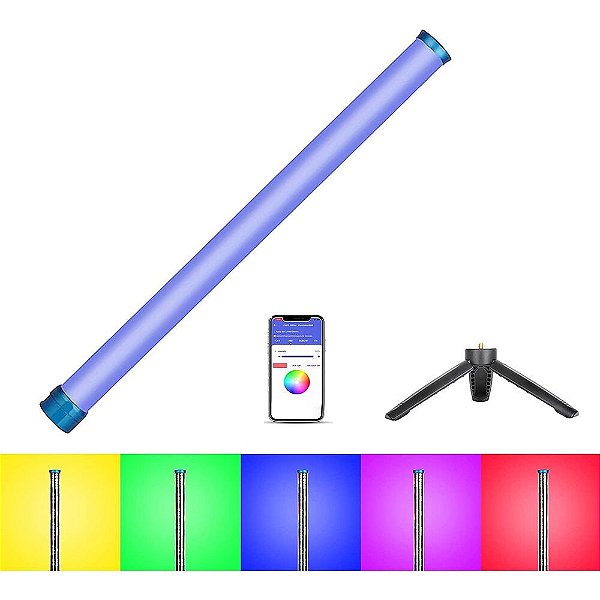 Tubo de Luz de LED RGB Sokani X25 com Bateria Interna