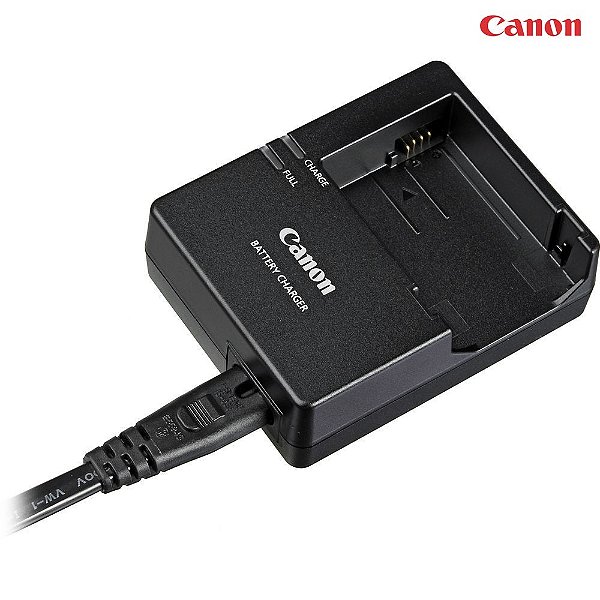 Carregador Canon LC-E8E ORIGINAL para Bateria LP-E8, Rebel T2i, T3i, T4i e T5i