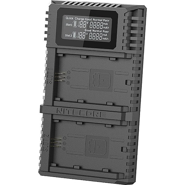 Nitecore USN4 PRO Carregador Rápido Duplo para Baterias Sony NP-FZ100