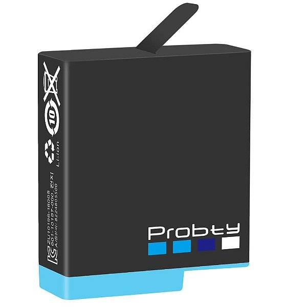 Bateria Probty 3.85V 1680mAh para Câmeras GoPro Hero 8, 7, 6 e 5