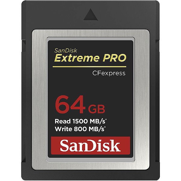 Cartão de Memória SanDisk CFexpress Type-B 64GB Extreme PRO