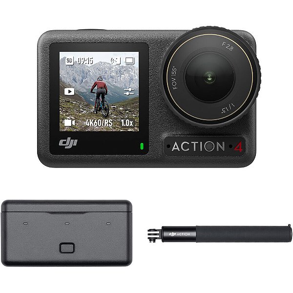 Câmera DJI Osmo Action 4 (Adventure Combo)