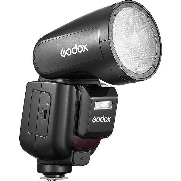 Flash à Bateria Godox V1Pro C para Câmeras Canon