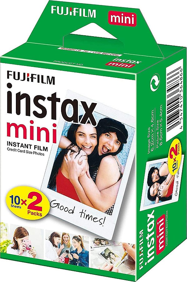 Filme Instax Mini com 20 Fotos Fujifilm