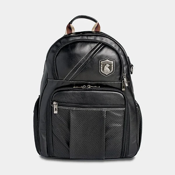 Mochila Nordweg de couro para fotógrafos NW055C - preta