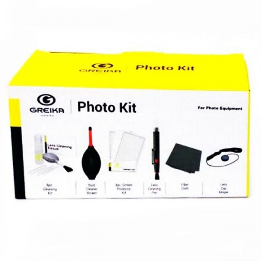 Kit de Limpeza para Equipamento Fotográfico Greika 8 em 1 WOA-2048