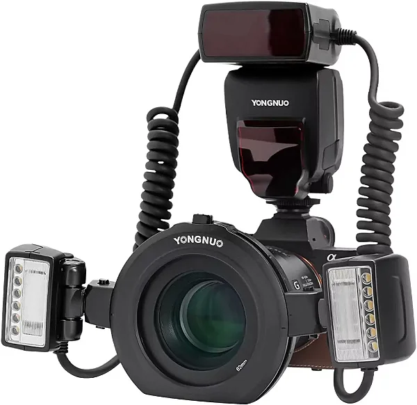 Flash Twin Macro TTL Yongnuo YN-24EX para Câmeras SONY