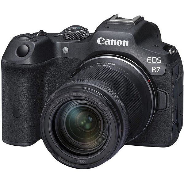 Câmera Mirrorless Canon EOS R7 com Lente RF-S 18-150mm f/3.5-6.3 IS STM