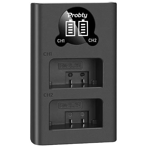 Carregador Duplo USB para Baterias EN-EL25