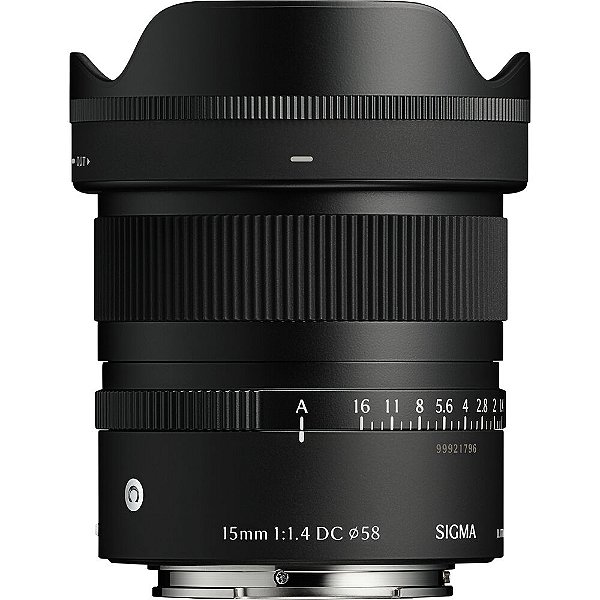 Lente Sigma 15mm f/1.4 DC Contemporary para Canon RF (APS-C)