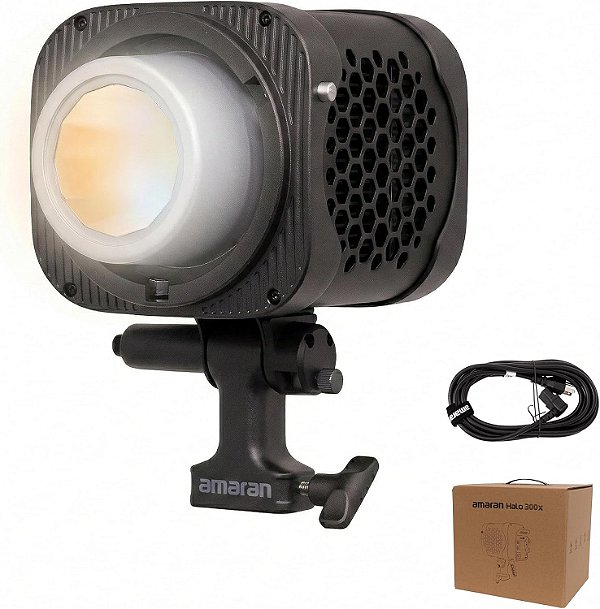 Iluminador de LED Amaran Halo 600x Bi-Color