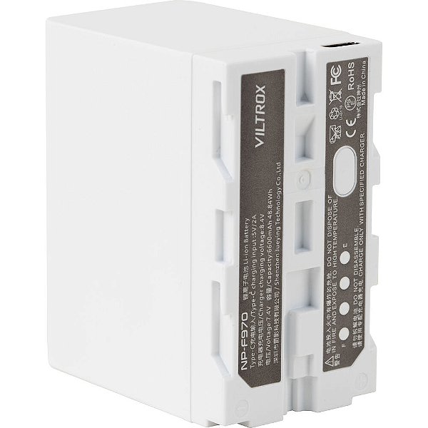Baterias Viltrox L-Series NP-F970 com Porta USB-C