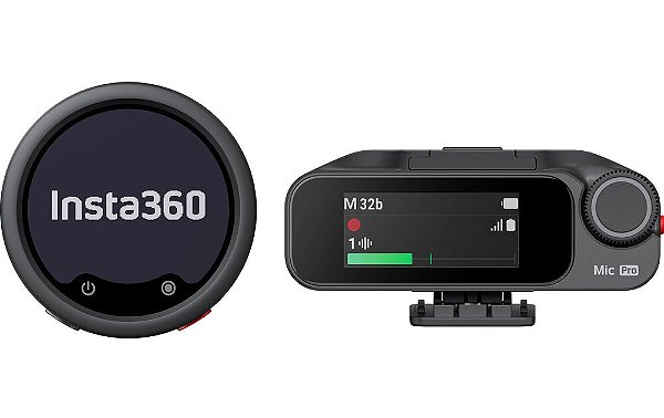 Insta360 Mic Pro Sistema de Microfone sem Fio Solo
