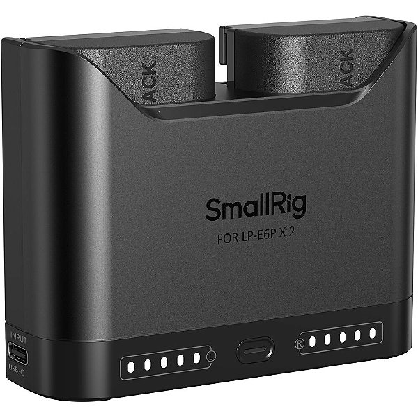 Kit SmallRig com 2 Baterias LP-E6P e Carregador USB Duplo (5485)