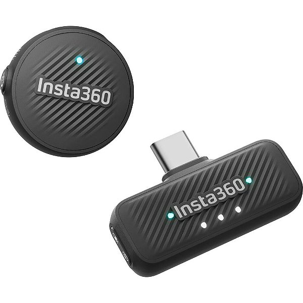 Insta360 Mic Air Microfone sem Fio Kit (1 TX + 1 RX) USB-C