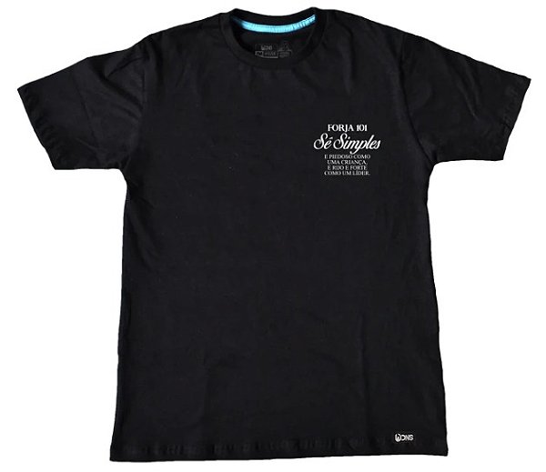 Camiseta Sê Simples - São Josemaria Escrivá - Preto ref 3234