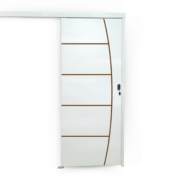 Kit Porta de Correr Beli 4 Primer no Kit MDF