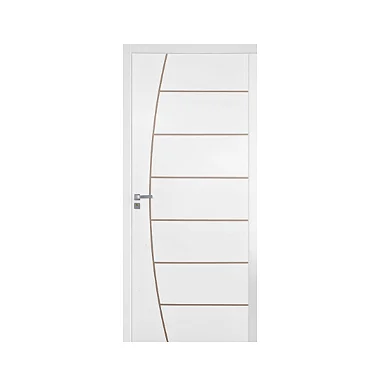 Kit Porta Completa Belíssima Primer 62cm + Fechadura Externa Modena + Batente Ecológico Primer