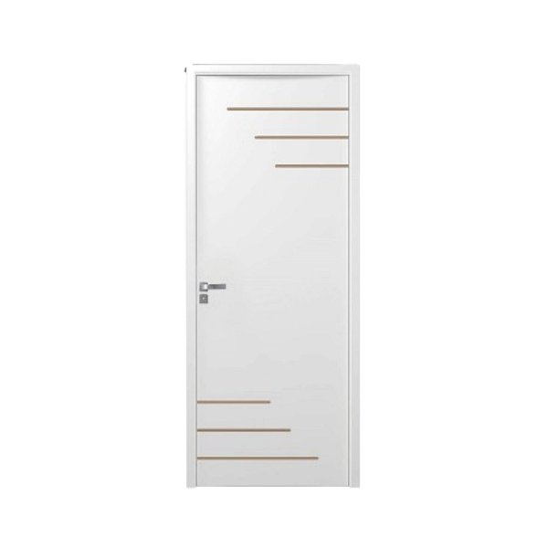 Kit Porta Completa Milano Primer 72cm + Fechadura Externa Modena + Batente Ecológico Primer