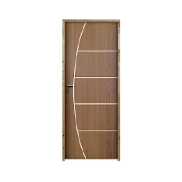 Kit Completo Porta Beli 4 Imbuia 92cm + Fechadura Externa Modena + Batente Ecológico Tingido Imbuia