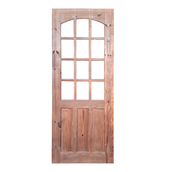 Folha de Porta Maciça Camponesa 82cm - Apenas a Folha