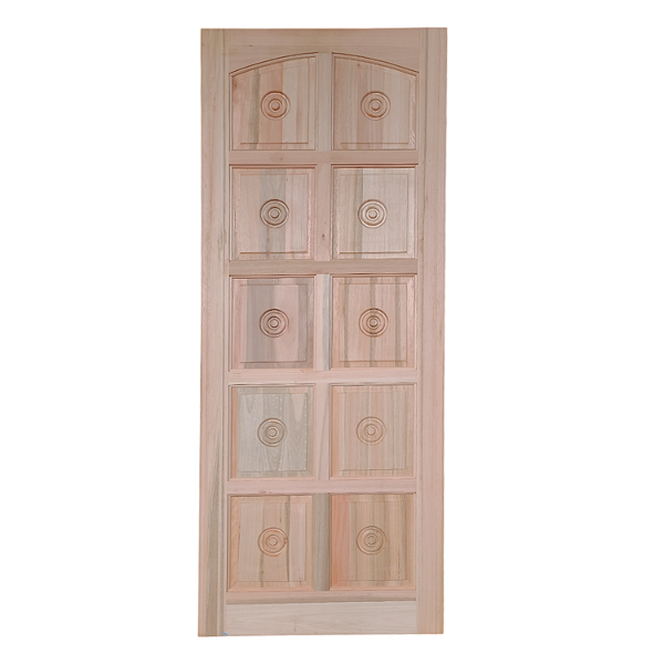 Folha de Porta Maciça Torneada Eucalipto 82cm - Apenas a Folha