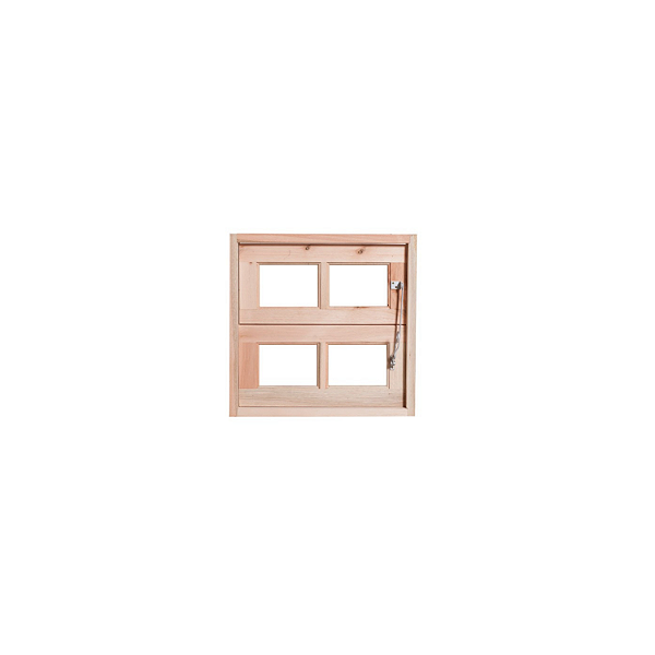 Vitrô Basculante Eucalipto 60 x 60cm c/Guarnição Eucalipto