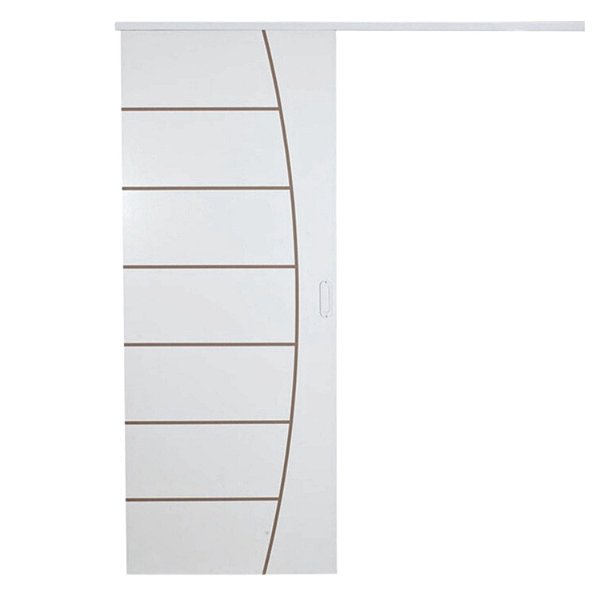 Kit Porta de Correr Belíssima Primer no Kit Trilho Sobrepor