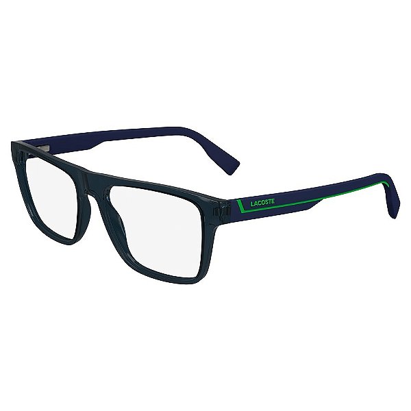 Armação de Óculos Lacoste L2951 410 - Azul Crystal 55