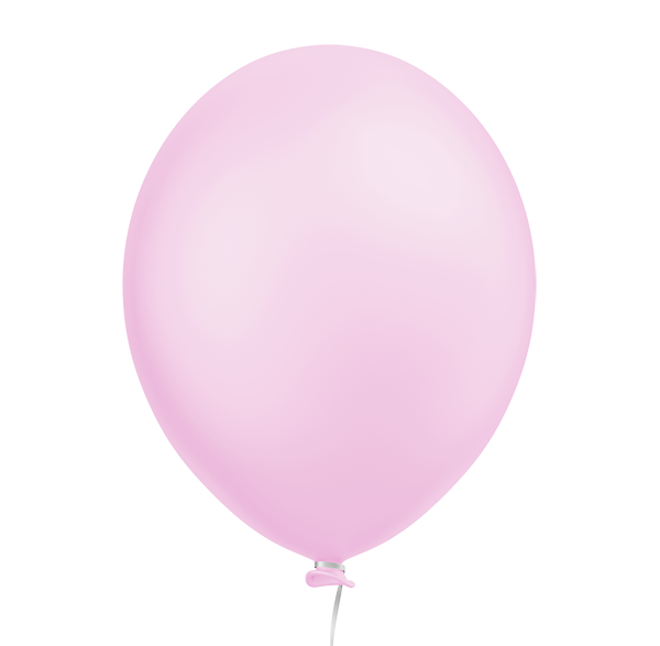 Balão Perolizado Candy Rosa Bebe 5''