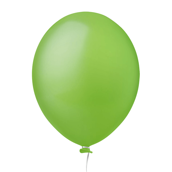 Balão Liso Verde Limão 9''