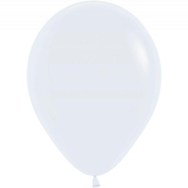 Balão Látex Fashion Branco Sempertex 12"