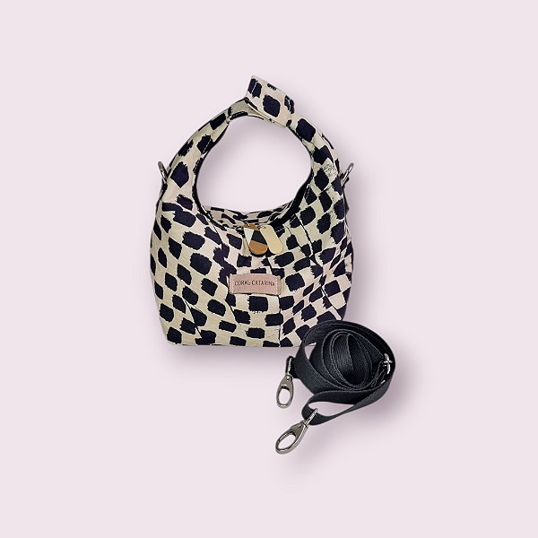 Bolsa Amora - xadrez assimétrico