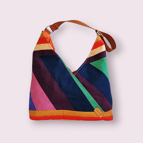 Bolsa Aurora - Listras Coloridas