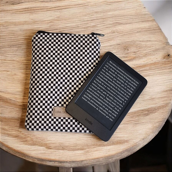 Case Kindle P - Quadriculado