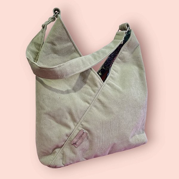 Bolsa Aurora - Micro Cotelê Verde