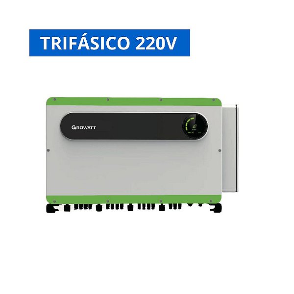 Inv Growatt 60kw On Grid 220v 8mppt