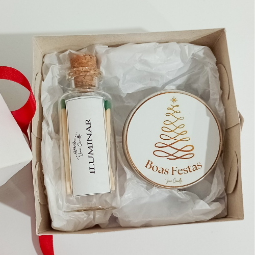 KIT NOITE FELIZ|VELA AROMÁTICA