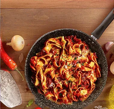 Frigideira Antiaderente 32cm Black c/ Tampa de Vidro