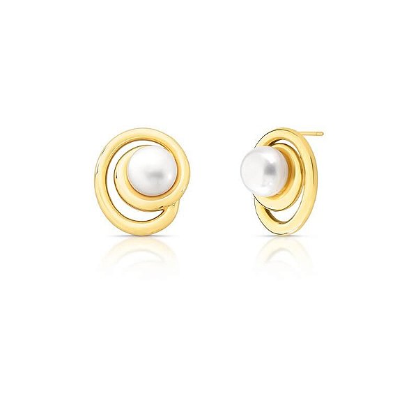 Brinco Nina Pérola Shell