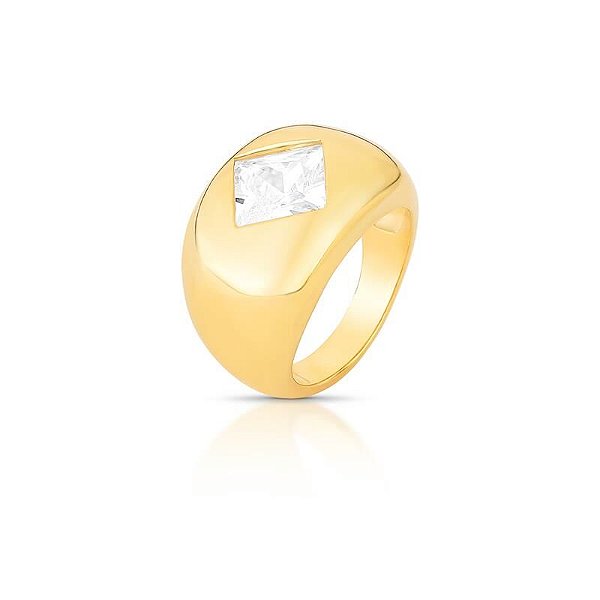 Anel Cristal Losango